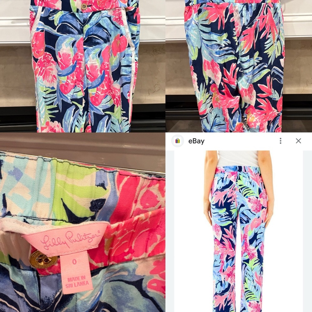Lilly Pulitzer Tropical Floral Pants